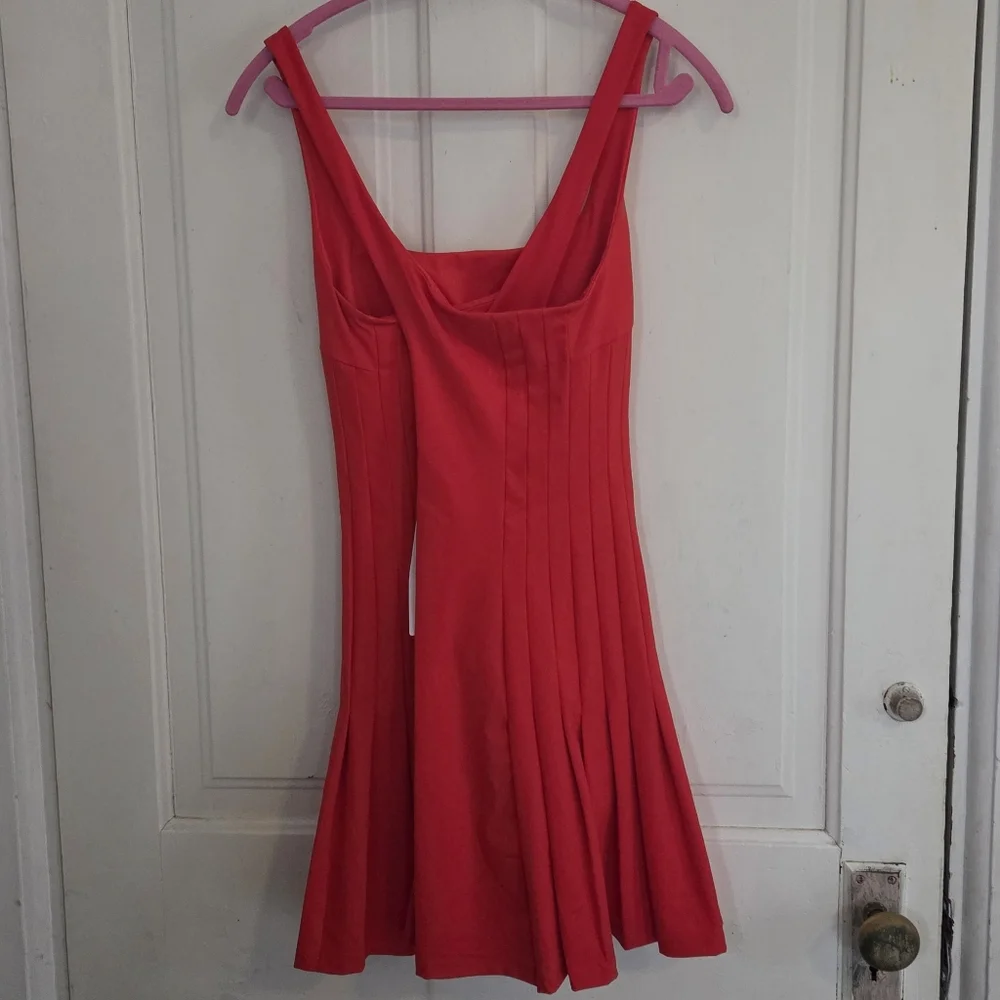 Calia Golf Tennis Dress In Fresh Red - Picture 5 of 9